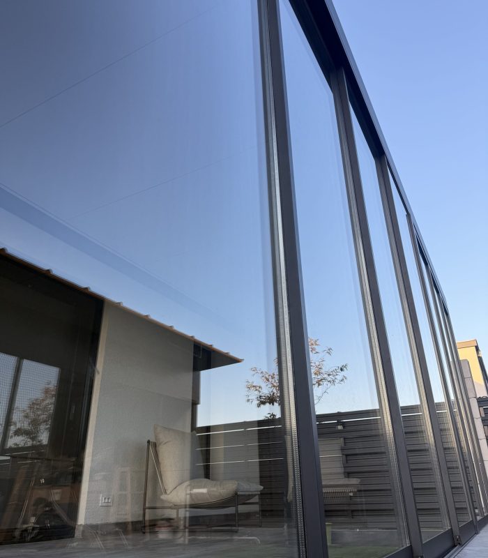 Sistem de Închidere cu sticlă culisantă terasă